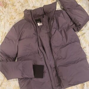Theory Women's Gray Puffer Jacket